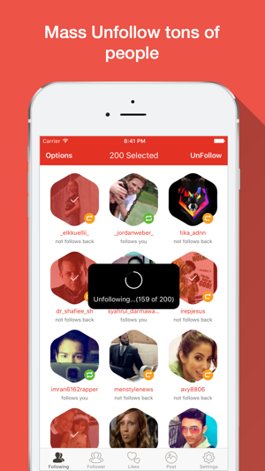 ‎Clean it Up - Mass Unfollow & Unlike & Repost Screenshot