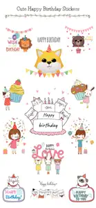 Cute Happy Birthday screenshot #1 for iPhone