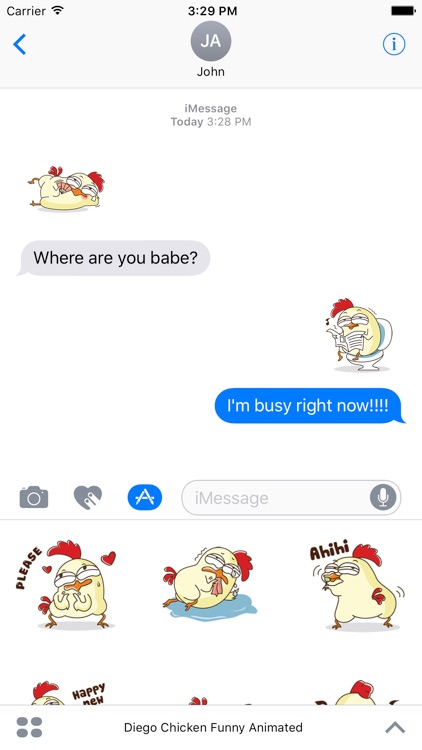 Diego Chicken Funny Animated