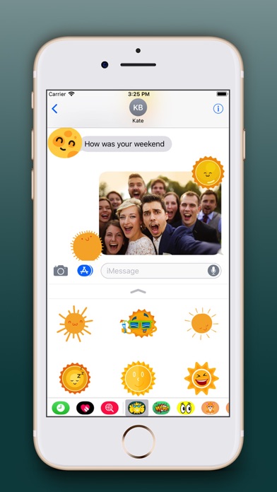 Sun Emoji Stickers Pro screenshot 4