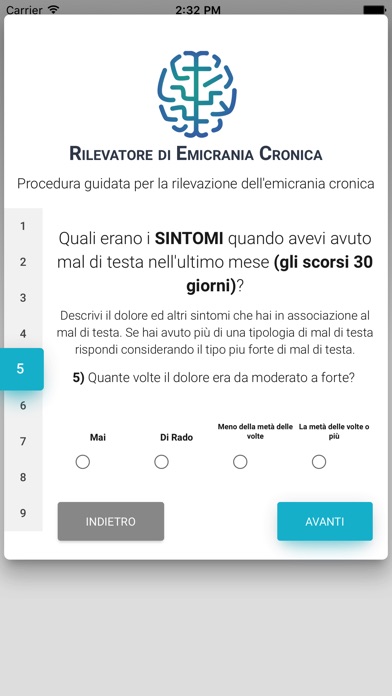 Rilevatore Emicrania Cronica screenshot 4