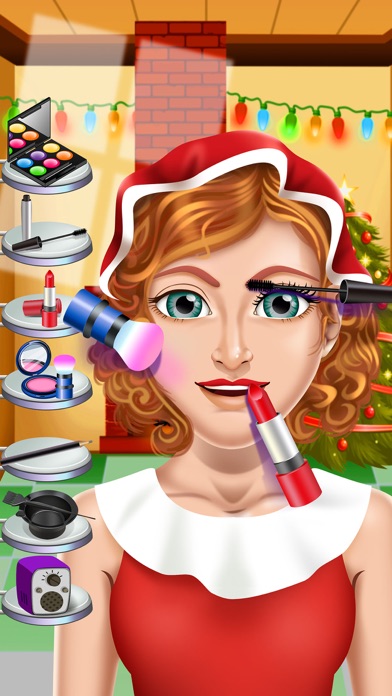 Christmas Hair Nail Salon Game screenshot 3