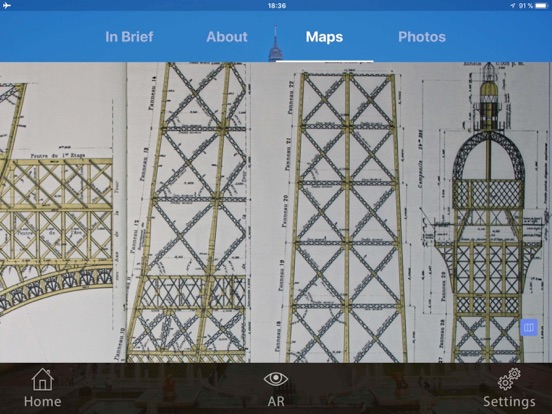 Eiffel Tower Visitor Guide iPad screenshot