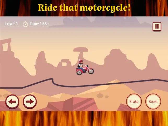 Biker Lane Adventure, game for IOS