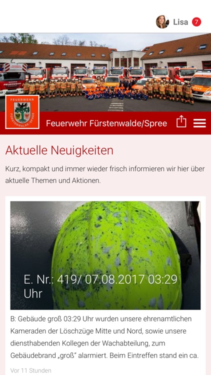 Feuerwehr Fürstenwalde/Spree