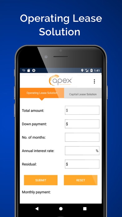 Lease Calculator - Apex Supply screenshot 2