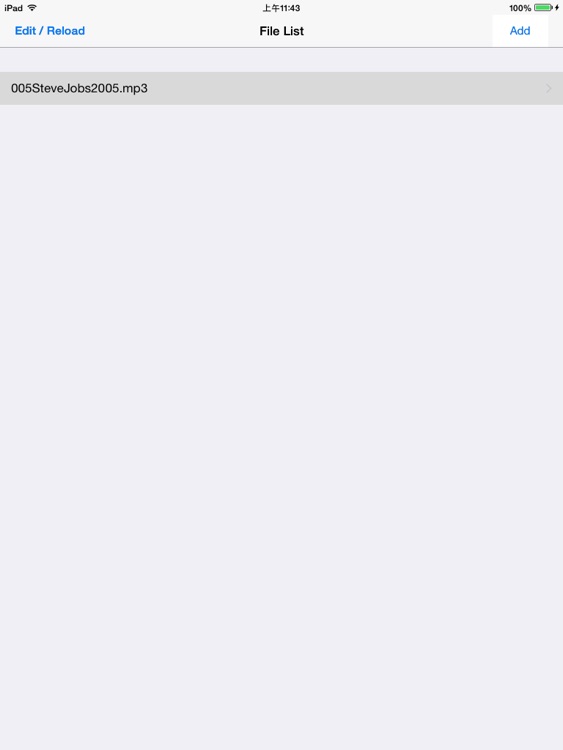 A DictationPad transcription