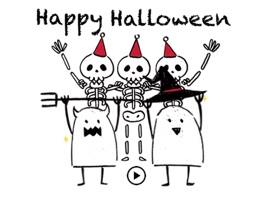 This is a Halloween sticker