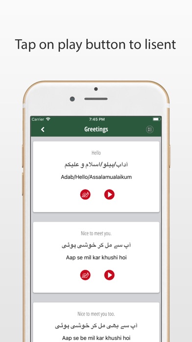Learn Urdu Language App screenshot 3