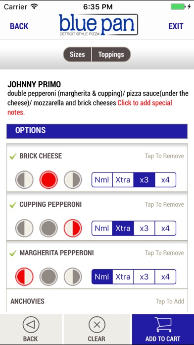 Blue Pan Pizza screenshot 4