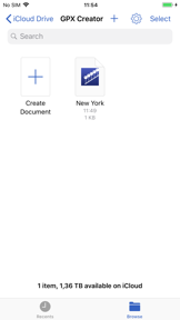 GPX Creator screenshot