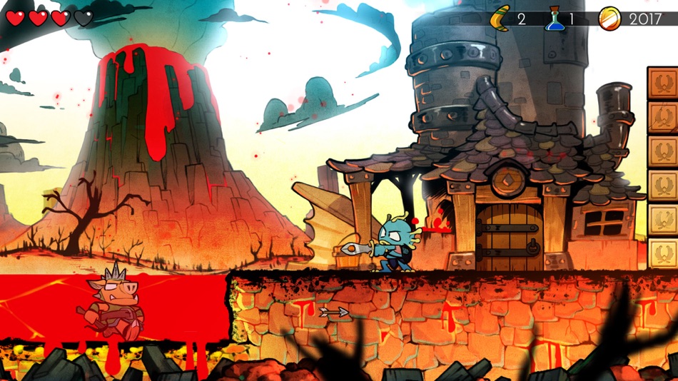#5. Wonder Boy: The Dragon's Trap (iOS) От: DotEmu