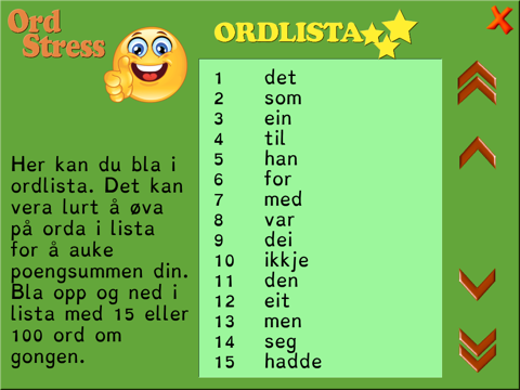 OrdStress Nynorsk screenshot 3