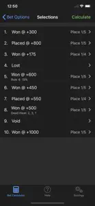 Sports Bet Calculator screenshot #2 for iPhone