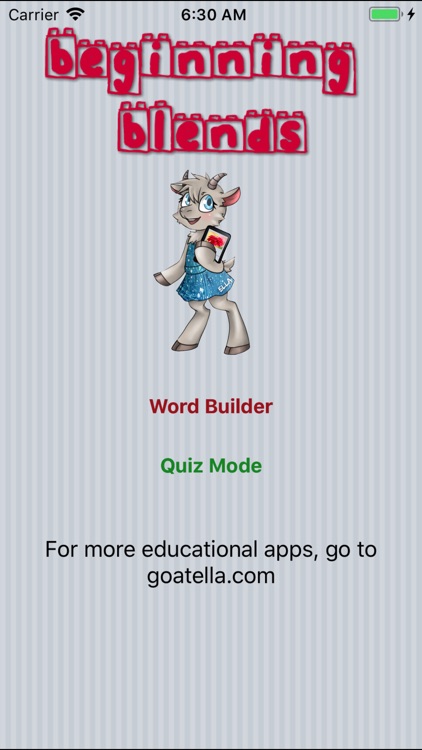 Beginning Blends Word Builder