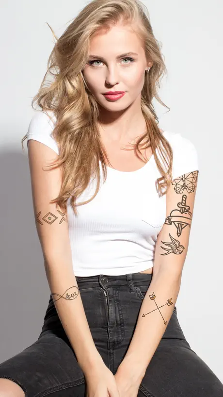 Fotos tatuagens adesivos de fo