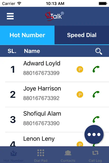 gTalk HotDial