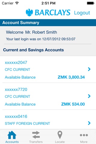 Barclays Zambia screenshot 3