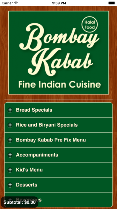 Bombay Kabab screenshot 2
