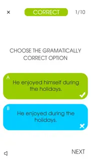 my english grammar test! iphone screenshot 3