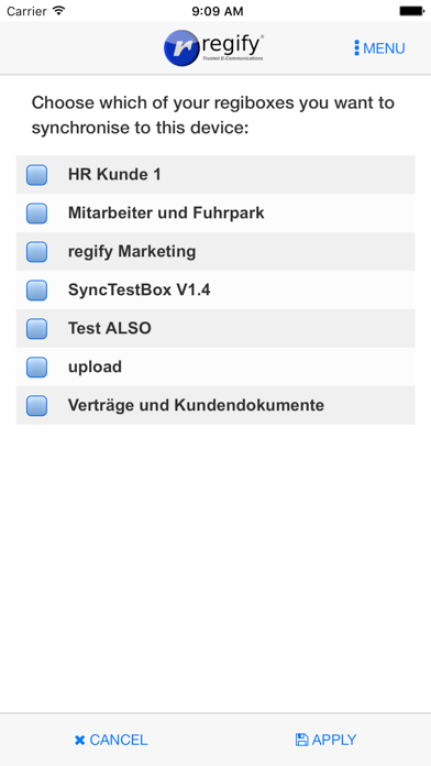 Screenshot #3 pour regibox Manager