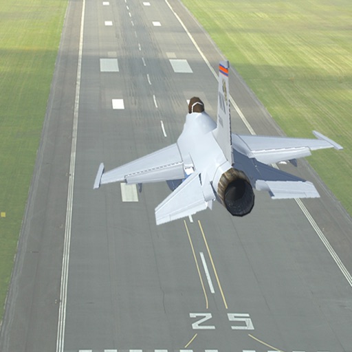 Jet Fighter Plane Landing Simulator icon
