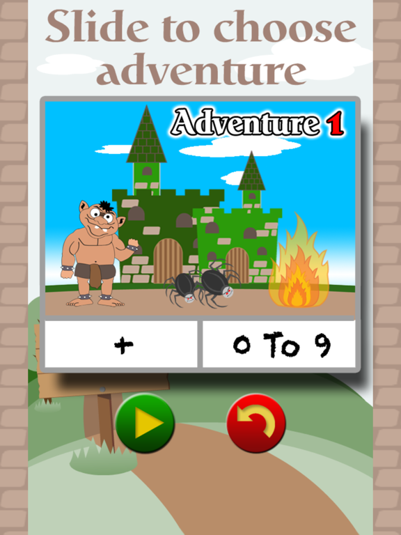 MathWarrior iPad screenshot