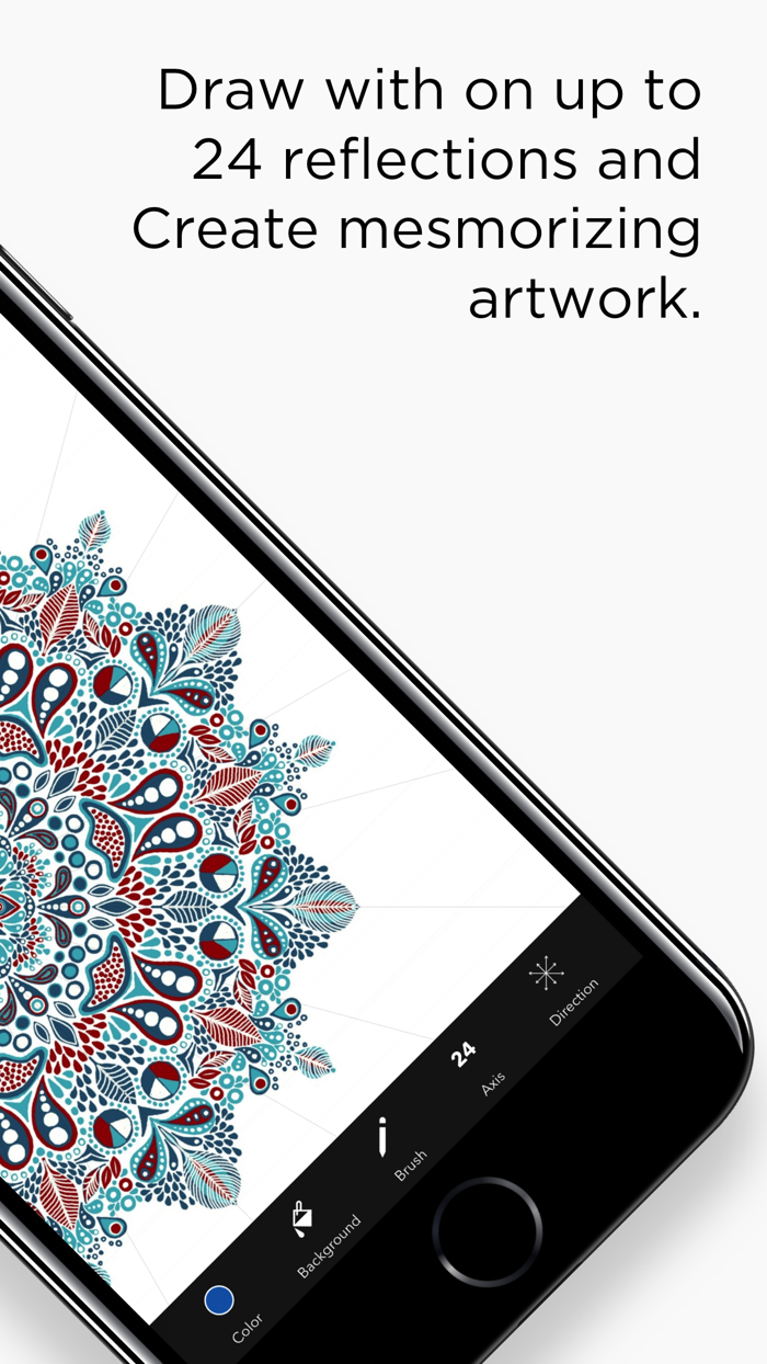 Swirly - Symmetrical drawing