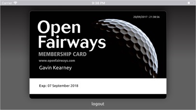 Open Fairways Digital Card screenshot 3