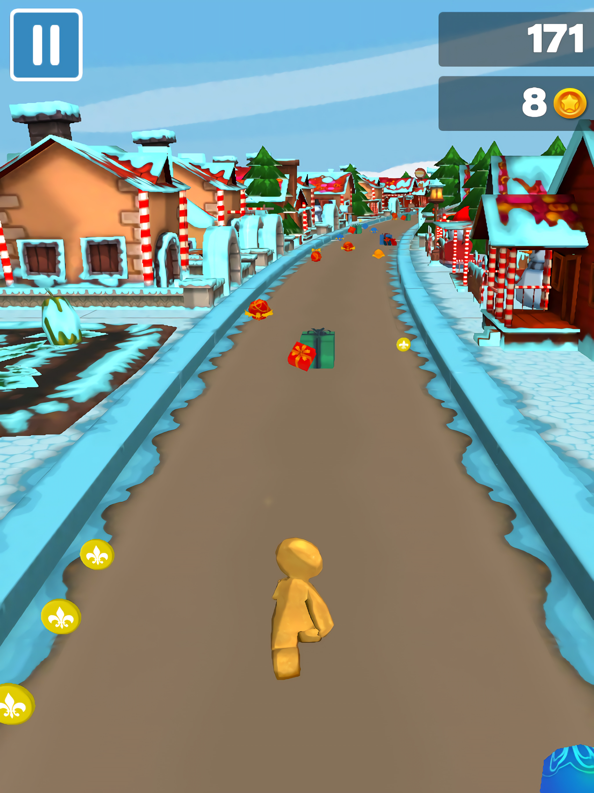 3D Christmas Gingerbread Run