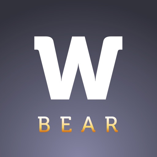 gay dating app with a bear on all 4s