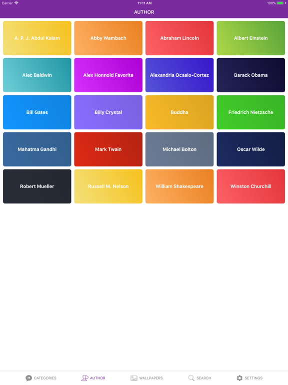 Daily Quotes - Quote Maker iPad screenshot 4 - Lifestyle app