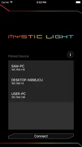 MSI Mystic Light screenshot #1 for iPhone