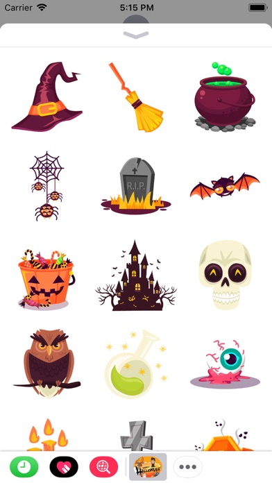 Halloween Objects Sticker screenshot 4