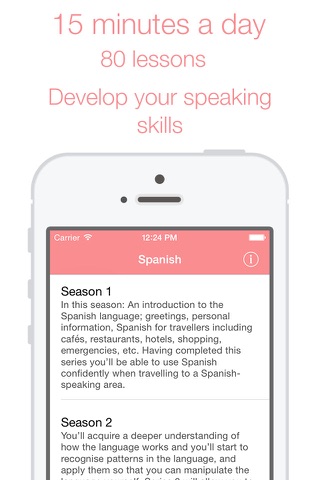 Spanish - Coffee Break audio language course screenshot 2