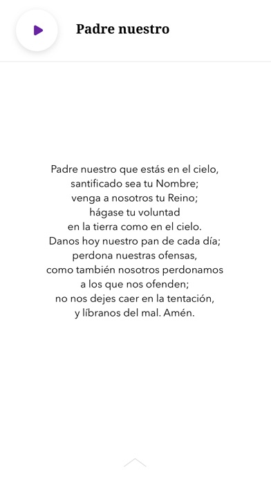 Padre nuestro - audio screenshot 2