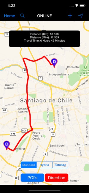 Santiago de Chile - Travel Map(圖4)-速報App