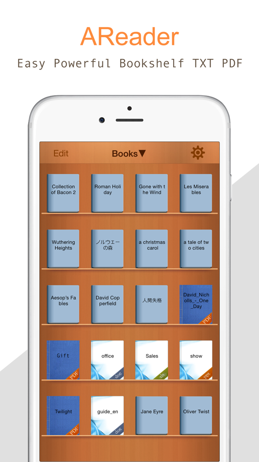 #1. AReader-powerful easy to use (iOS) 由: 芬霞 方