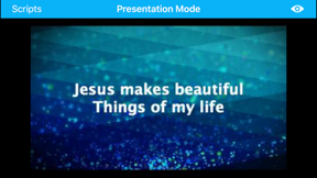 MediaShout Remote screenshot