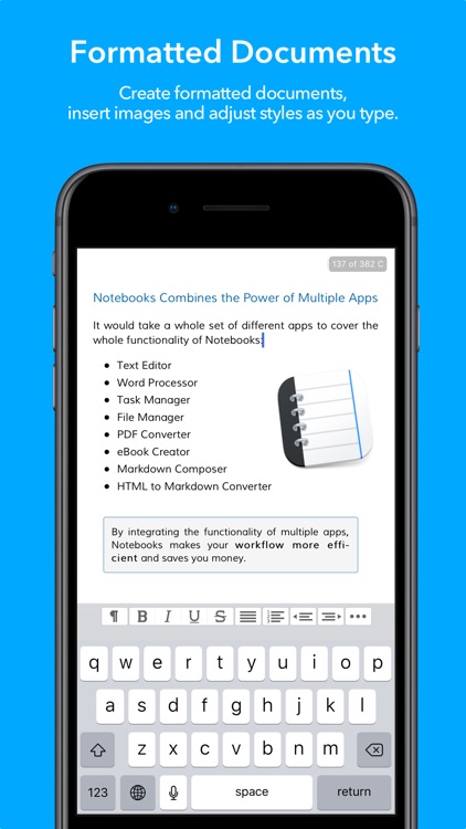 Notebooks for iPhone