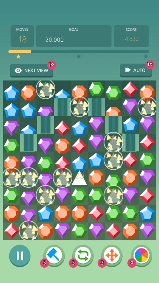 #2. Jewelry Match Mania (iOS) Podle: MOBIRIX