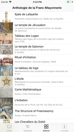 Capture d'écran de Franc-Maçonnerie (Anthologie) sur iPhone 2