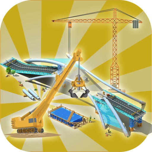 Bridge Build Construction Simulator Icon