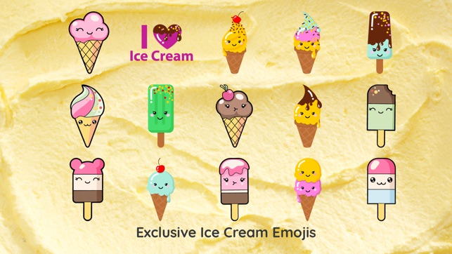 Ice Cream Funny Emoji Sticker(圖2)-速報App