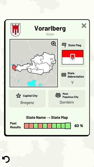 States of Austria Quiz screenshot 3