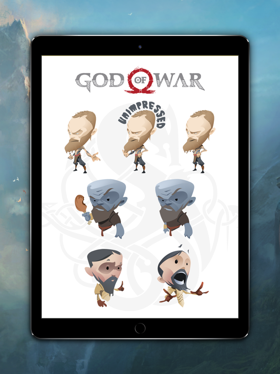 God of War Stickers iPad screenshot 5 - Stickers app