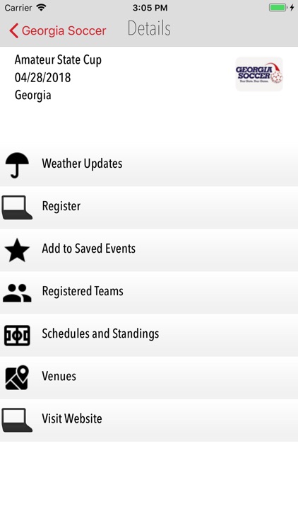 Georgia Soccer Tournaments