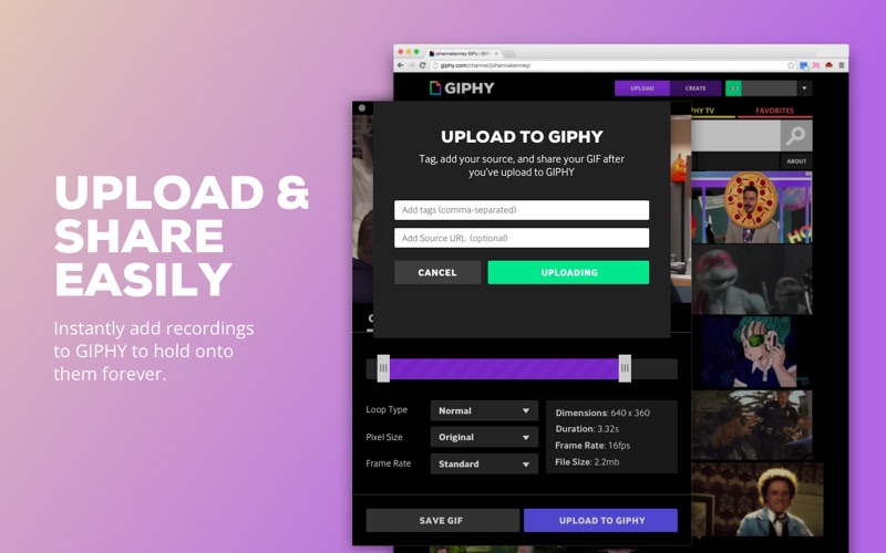 How to cancel & delete giphy capture. the gif maker 3