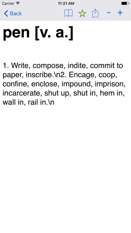 Synonyms Dictionary Offline