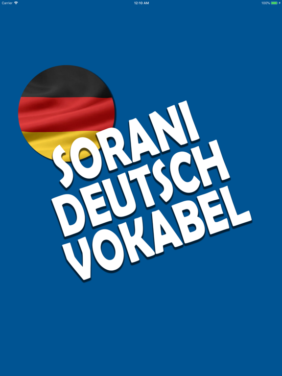 Screenshot #4 pour Sorani Deutsch Vokabeln A1